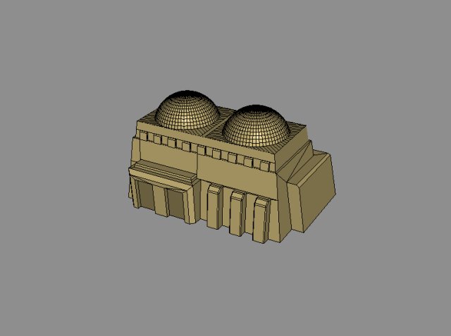 Twin-dome building