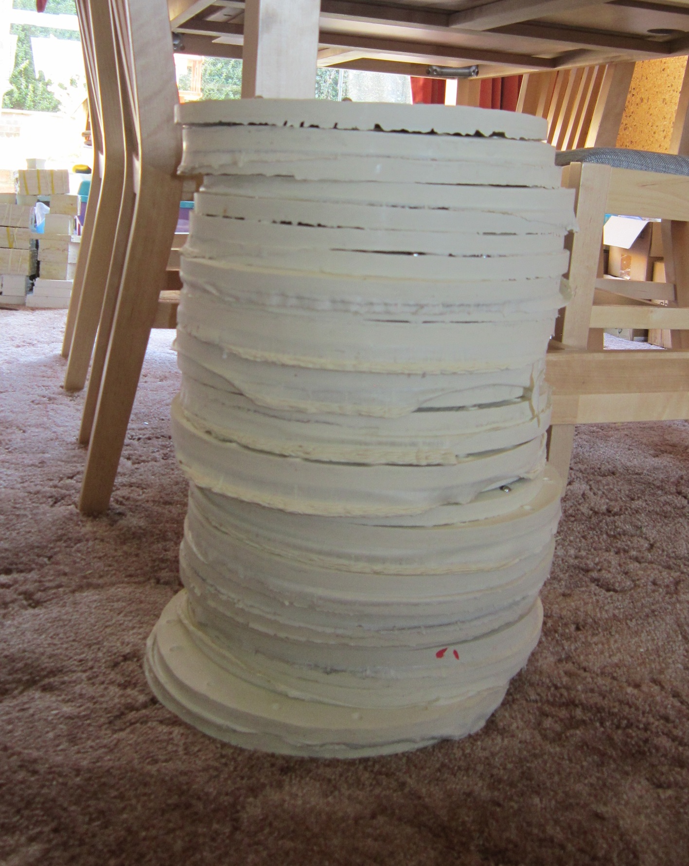 stack of moulds