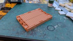small foldable storage crate - folded